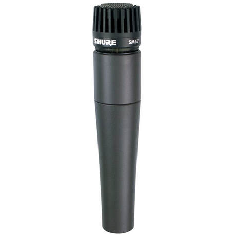 Shure SM57 instrument microphone hire Melbourne