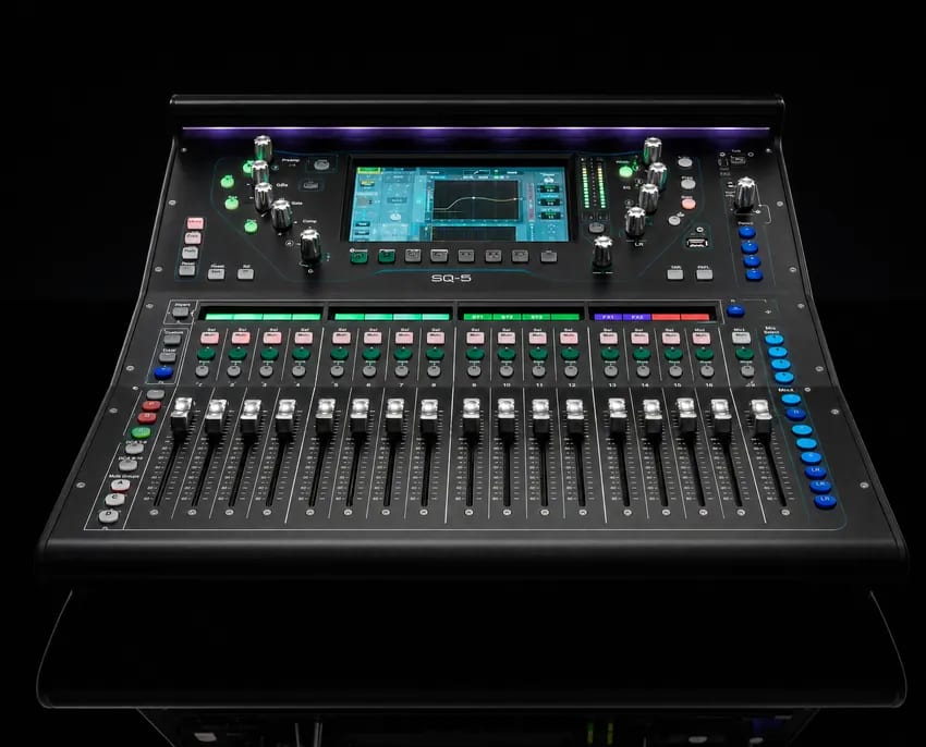 SQ5 digital mixing console available for hire