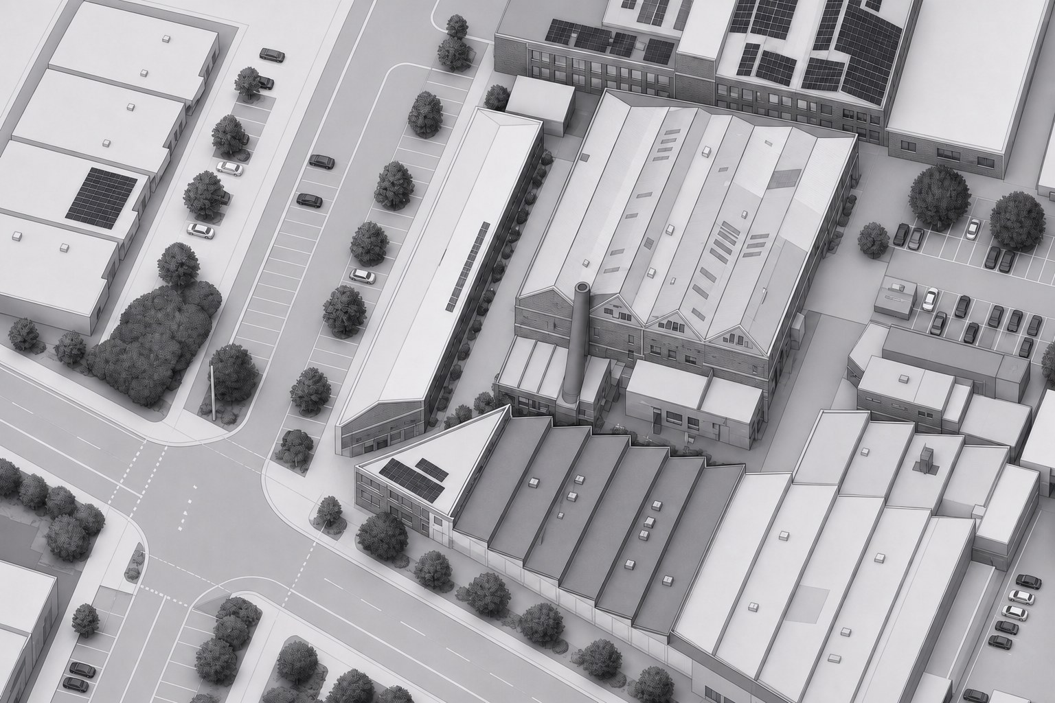 Illustrated map showing how to find the Creative Kicks studio at The Cotton Mills, Footscray