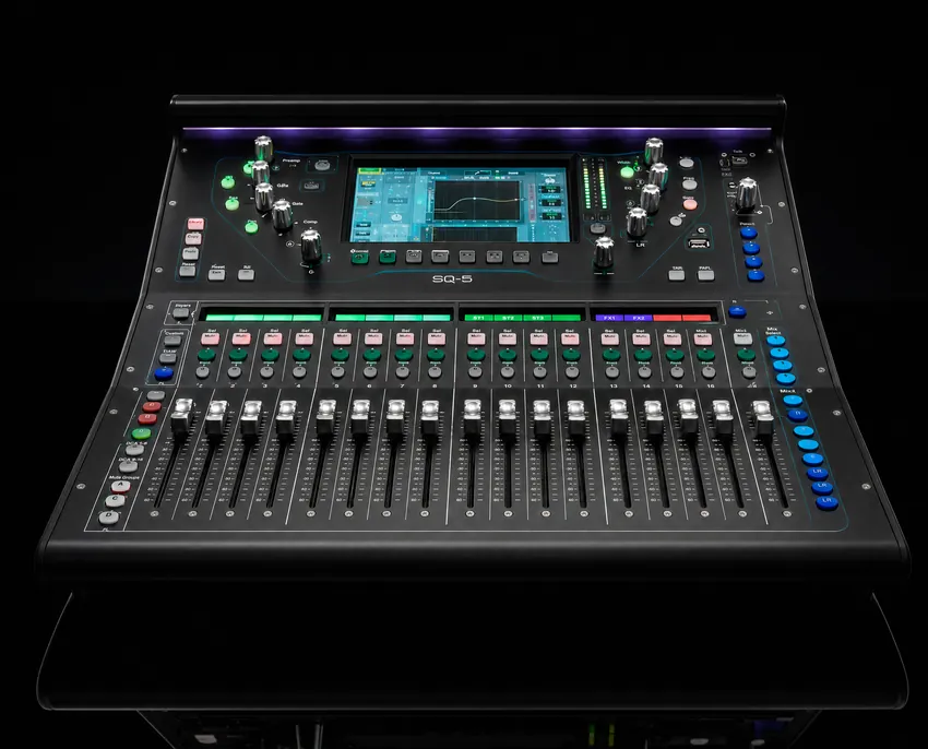 SQ5 digital mixing console available for hire