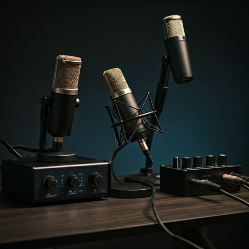 Podcast recording package equipment available for hire