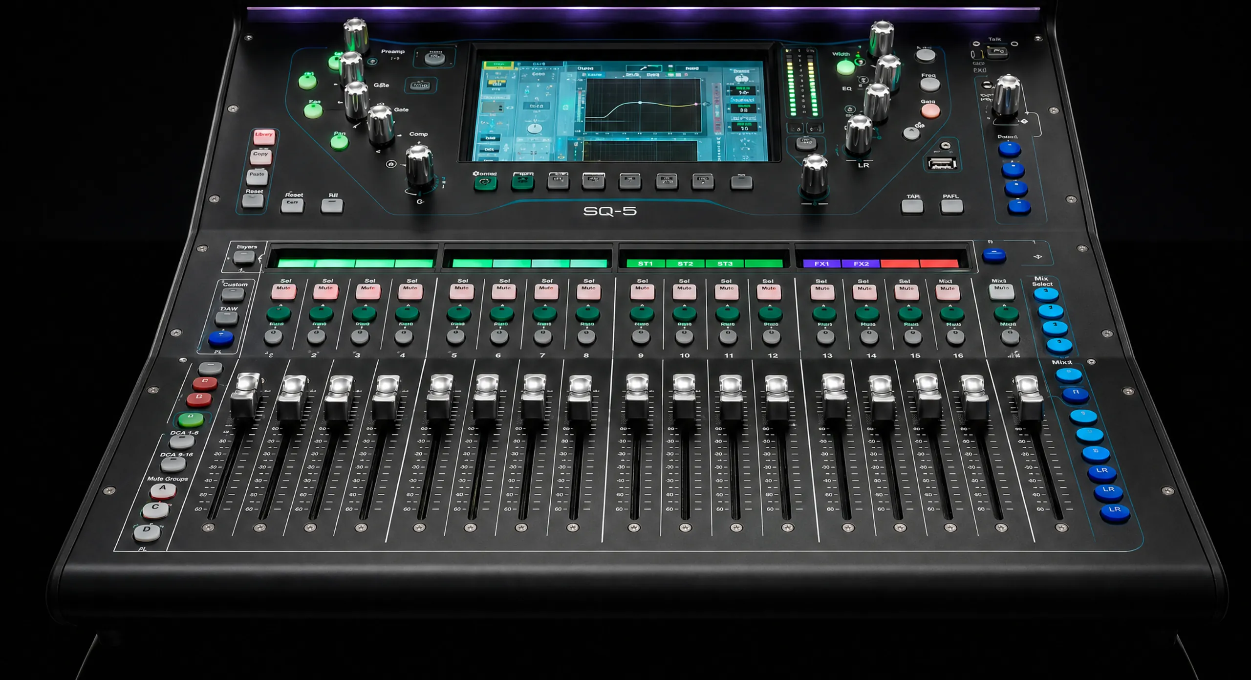 SQ5 digital mixing console available for hire