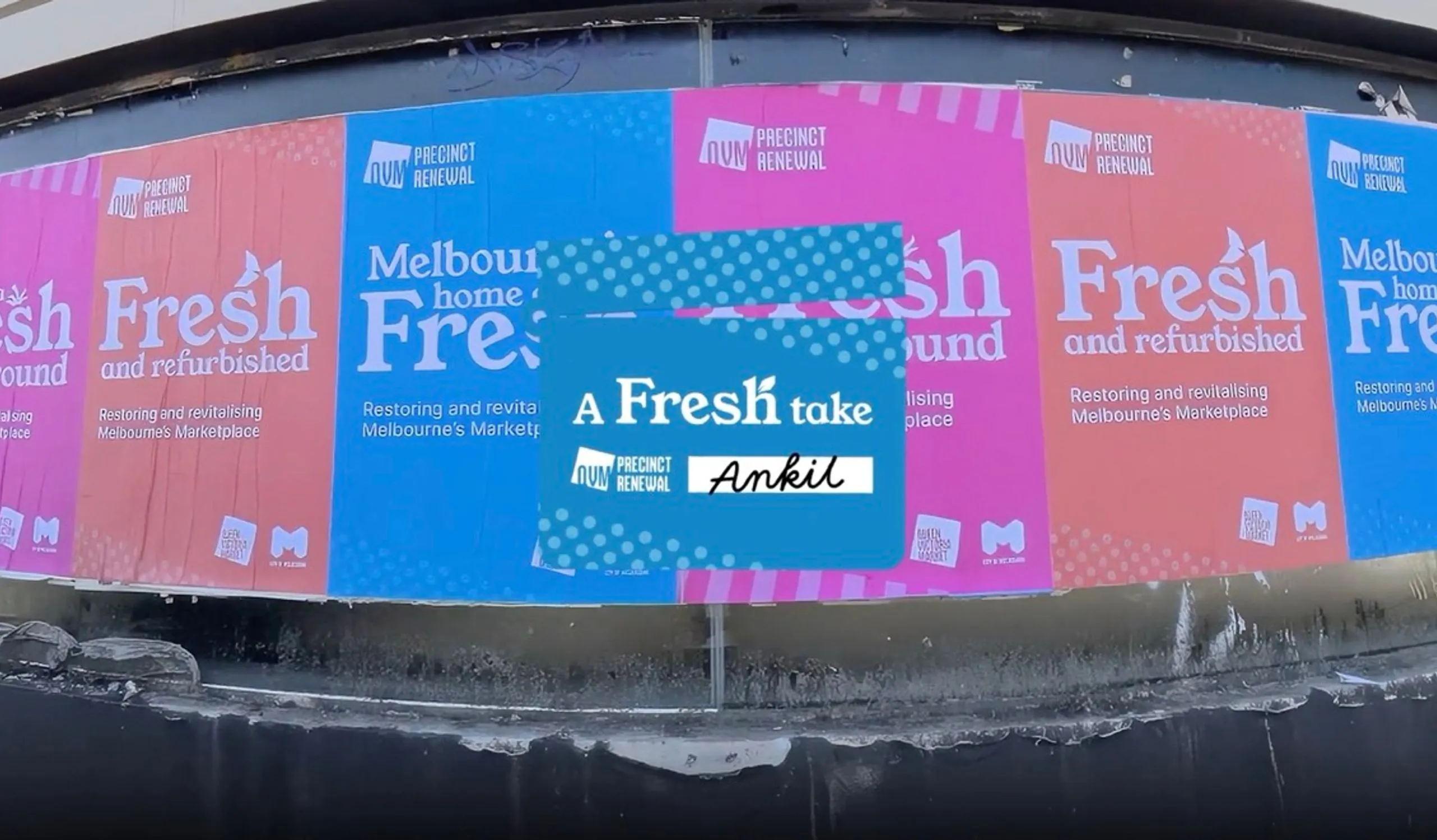 Location sound for the Fresh Take shoot at Queen Victoria Market