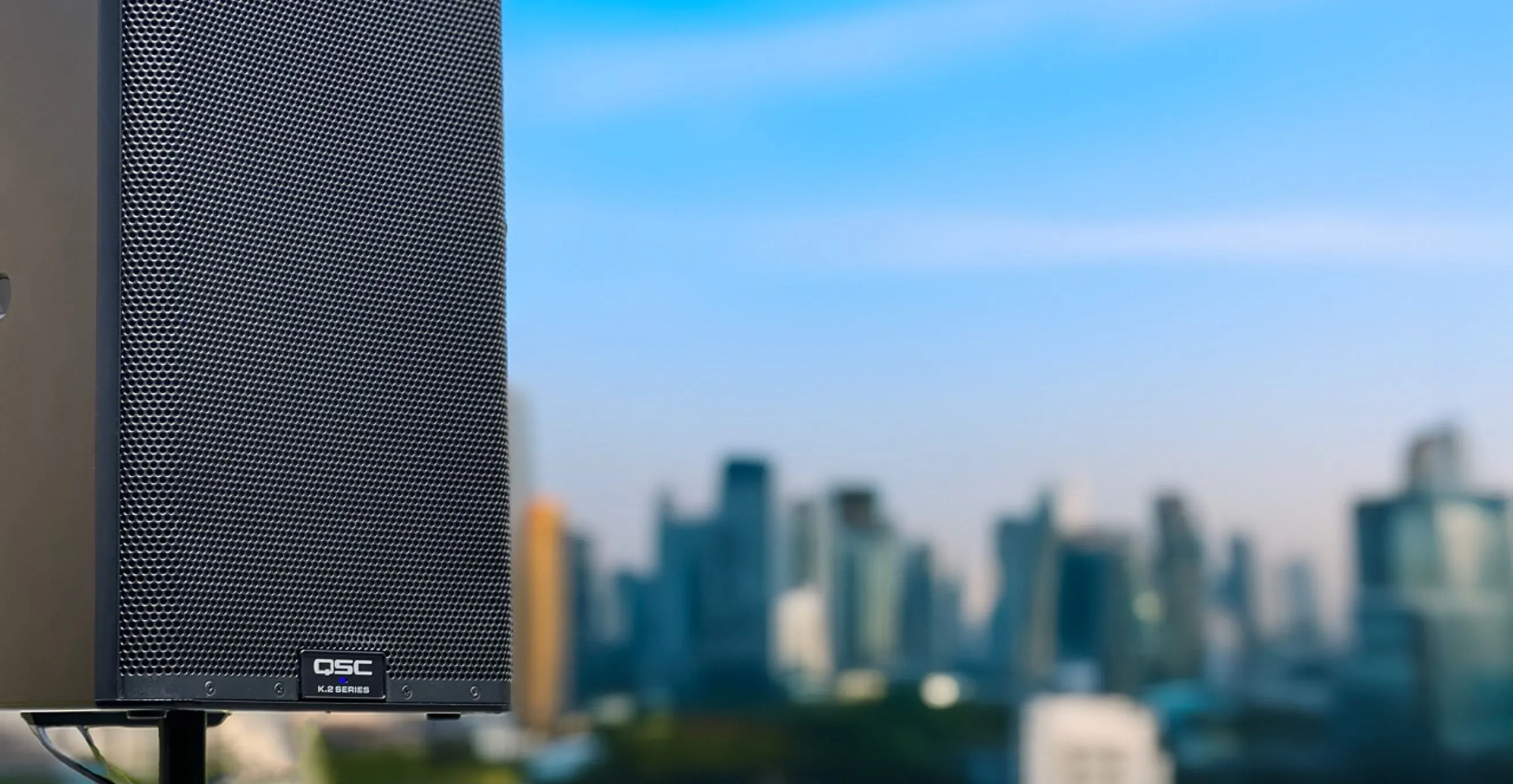 PA speaker system from Creative Kicks audio hire