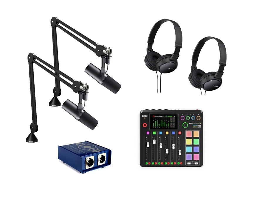 RODE PodMic 1-Person Podcasting Microphone Kit with Zoom U-22